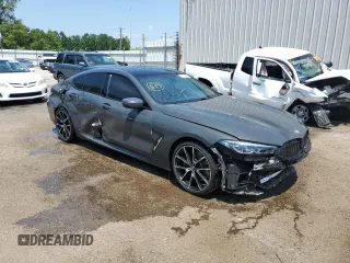 2020 BMW 8 Series 840i with VIN WBAGV2C06LCD56253, listed as a Copart auction lot 63133353 with 25,553 mi miles. Bid and sale history available at carsss.com. Image 4.