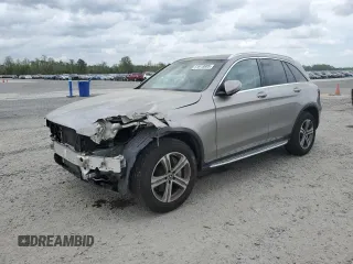 2021 Mercedes-Benz GLC with VIN W1N0G8EB1MV298807, listed as a Copart auction lot 51919905 with 45,589 mi miles and Salvage Title. Bid and sale history available at carsss.com. Image 1.