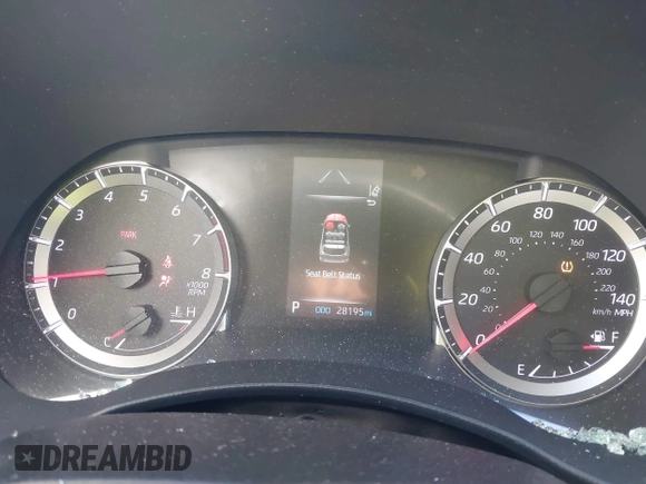 2022 Toyota Highlander LE with VIN 5TDBZRBH7NS574122, listed as a IAAI auction lot 41273197 with 28,195 mi miles and . Bid and sale history available at DreamBid. Image 7.