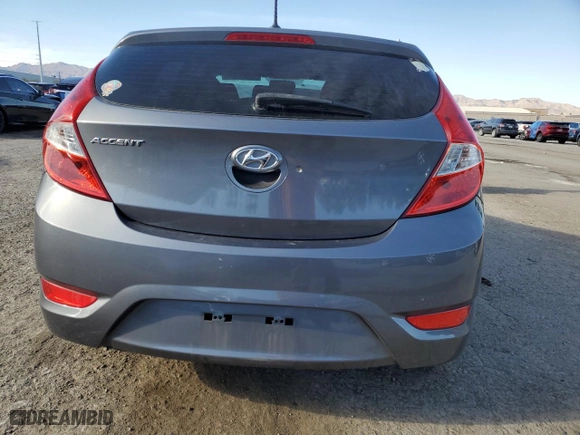 2017 Hyundai Accent SE with VIN KMHCT5AE0HU340647, listed as a Copart auction lot 50993575 with 132,977 mi miles and Salvage Title. Bid and sale history available at carsss.com. Image 6.