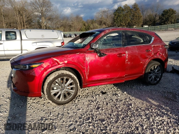 2024 Mazda CX-5 2.5 Turbo Signature with VIN JM3KFBXY0R0423308, listed as a Copart auction lot 87454254 with 10,035 mi miles and Salvage Title. Bid and sale history available at carsss.com. Image 1.