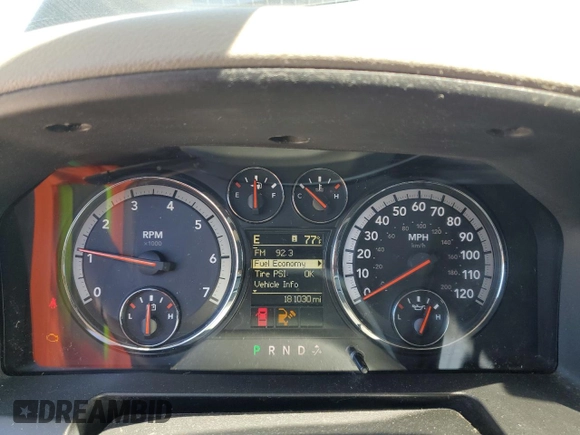 2012 Ram 1500 Big Horn with VIN 1C6RD7LT4CS161784, listed as a Copart auction lot 54168965 with 181,030 mi miles and Salvage Title. Bid and sale history available at carsss.com. Image 9.