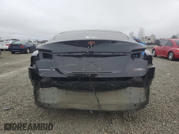 2018 Tesla Model S 75D with VIN 5YJSA1E48JF265906, listed as a Copart auction lot 47886905 with 19,733 mi miles and Salvage Title. Bid and sale history available at DreamBid. Image 6.