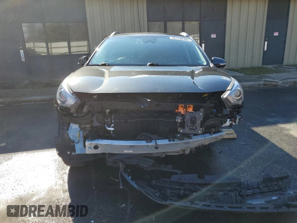 2022 Kia Niro EV S with VIN KNDCC3LGXN5160606, listed as a Copart auction lot 43661375 with 66,093 mi miles and Salvage Title. Bid and sale history available at carsss.com. Image 5.