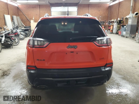 2021 Jeep Cherokee 80th Anniversary with VIN 1C4PJMMN4MD142410, listed as a Copart auction lot 62061165 with 81,453 mi miles and Salvage title. Bid and sale history available at DreamBid. Image 6.