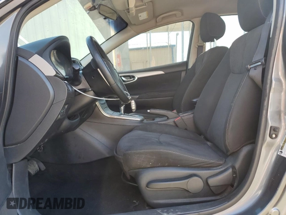 2015 Nissan Sentra SV with VIN 3N1AB7AP8FL695877, listed as a Copart auction lot 50510105 with 143,883 mi miles and Salvage Title. Bid and sale history available at carsss.com. Image 7.