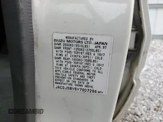 1997 Isuzu Trooper с VIN JACDJ58V6V7907294, выставлен на аукционе Copart как лот 56701575 с пробегом 218 644 миль миль и Списание • Salvage title. История ставок и продаж доступна на DreamBid. Изображение 13.