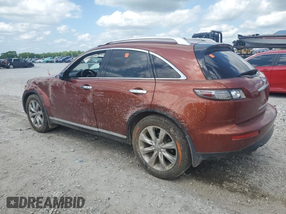 2008 Infiniti FX Options with VIN JNRBS08W68X400384, listed as a Copart auction lot 59956025 with 173,499 mi miles and Salvage title. Bid and sale history available at DreamBid. Image 2.
