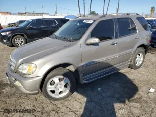 2005 Mercedes-Benz M-Class 3.7L with VIN 4JGAB57E75A552279, listed as a Copart auction lot 80696054 with 283,799 mi miles and Salvage Title. Bid and sale history available at carsss.com. Image 1.