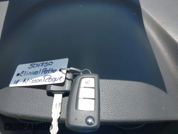 2018 Nissan Rogue S with VIN KNMAT2MT2JP595535, listed as a IAAI auction lot 42030190 with 175,501 mi miles. Bid and sale history available at carsss.com. Image 11.