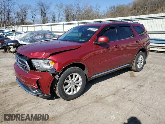 2015 Dodge Durango SXT with VIN 1C4RDJAG0FC114603, listed as a Copart auction lot 52016155 with 88,269 mi miles and Salvage Title. Bid and sale history available at DreamBid. Image 1.