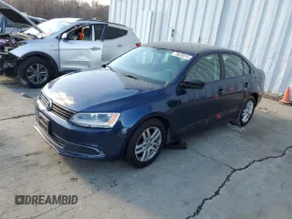 2011 Volkswagen Jetta Sedan S with VIN 3VW1K7AJ0BM343581, listed as a Copart auction lot 78639214 with 157,490 mi miles and Clean Title. Bid and sale history available at carsss.com. Image 1.