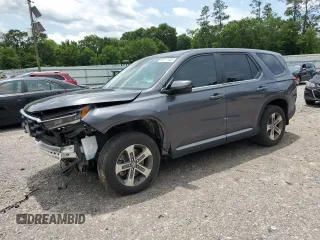 2023 Honda Pilot EX-L with VIN 5FNYG1H4XPB054414, listed as a Copart auction lot 58717105 with Not provided miles and Salvage title. Bid and sale history available at DreamBid. Image 1.