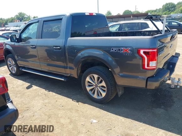 2017 Ford F-150 XL with VIN 1FTEW1EP6HFA65380, listed as a IAAI auction lot 42793830 with 73,422 mi miles and . Bid and sale history available at DreamBid. Image 3.