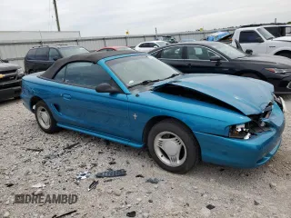 1994 Ford Mustang with VIN 1FALP4446RF132080, listed as a Copart auction lot 69632624 with 187,458 mi miles and Salvage title. Bid and sale history available at DreamBid. Image 4.
