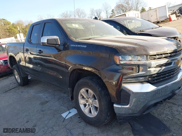 2019 Chevrolet Silverado 1500 LT with VIN 1GCRYDED6KZ389583, listed as a IAAI auction lot 41164151 with 99,532 mi miles. Bid and sale history available at carsss.com. Image 1.