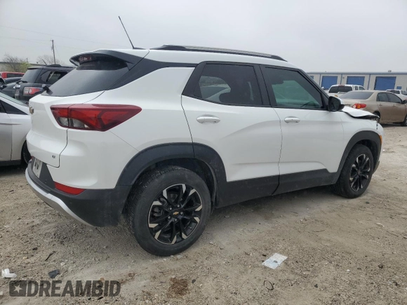 2021 Chevrolet TrailBlazer LT with VIN KL79MPSLXMB056305, listed as a Copart auction lot 47887564 with Not Provided miles and . Bid and sale history available at DreamBid. Image 3.