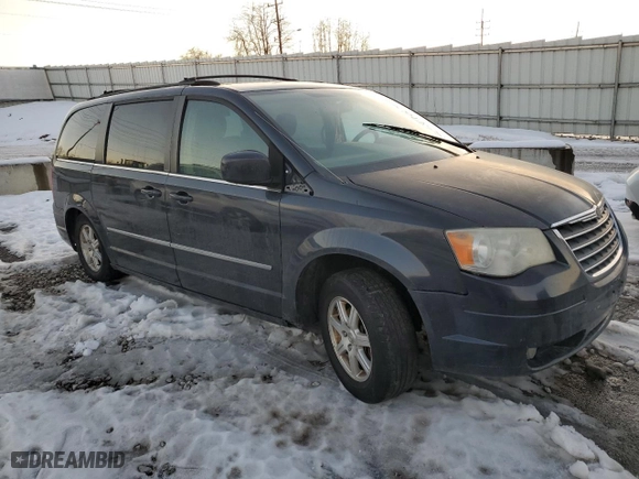 2009 Chrysler Town & Country Touring with VIN 2A8HR54159R614949, listed as a Copart auction lot 88776005 with 0 mi miles and Salvage Title. Bid and sale history available at carsss.com. Image 4.