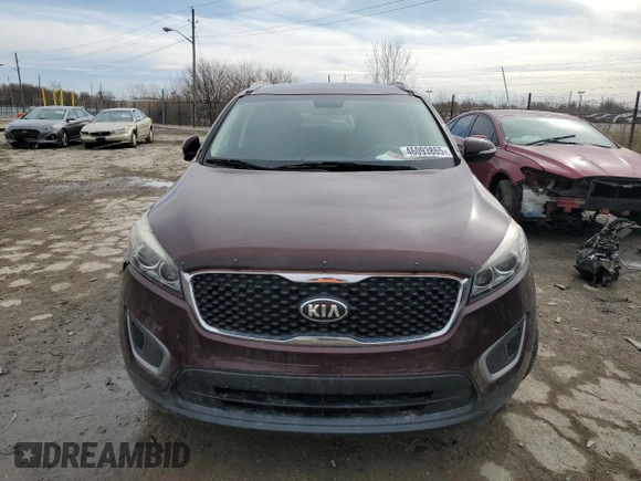 2017 Kia Sorento LX with VIN 5XYPG4A37HG223300, listed as a Copart auction lot 46093865 with 66,858 mi miles and Salvage Title. Bid and sale history available at carsss.com. Image 5.