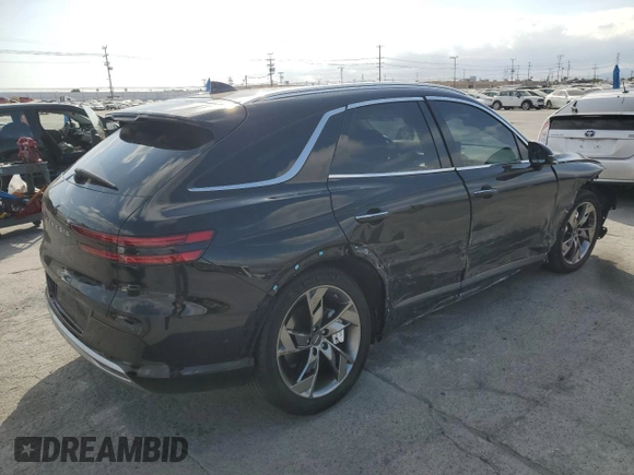 2024 Genesis GV70 Advanced with VIN 5NMMCET1XRH001681, listed as a Copart auction lot 54874865 with 15,991 mi miles and Salvage title. Bid and sale history available at DreamBid. Image 3.