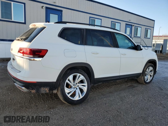 2022 Volkswagen Atlas SE with VIN 1V2JP2CA5NC554171, listed as a Copart auction lot 46822345 with 60,907 mi miles and Clean title. Bid and sale history available at DreamBid. Image 3.