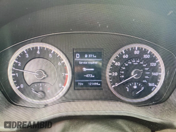 2019 Hyundai Santa Fe SE with VIN 5NMS2CAD8KH055076, listed as a Copart auction lot 52491615 with 121,494 mi miles and Salvage title. Bid and sale history available at DreamBid. Image 9.