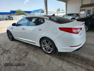 2013 Kia Optima SX with VIN 5XXGR4A67DG205852, listed as a Copart auction lot 59938975 with 190,329 mi miles and Salvage title. Bid and sale history available at DreamBid. Image 2.