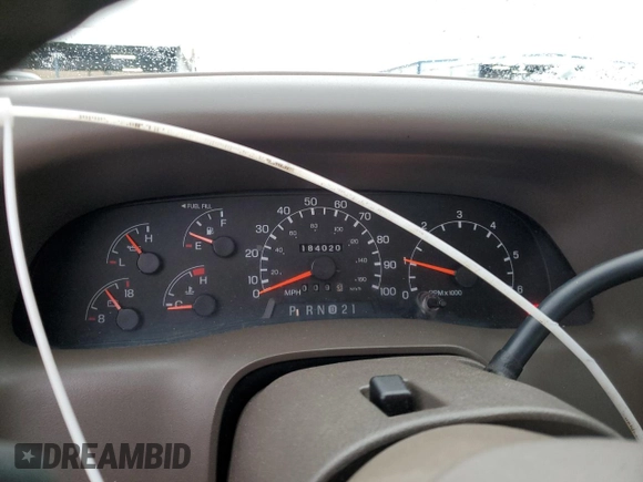 2000 Ford Super Duty F-250 XL with VIN 1FTNW21SXYEB02887, listed as a Copart auction lot 79716124 with 184,020 mi miles and Salvage Title. Bid and sale history available at carsss.com. Image 9.
