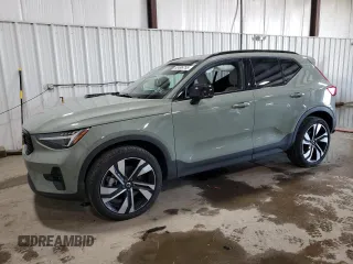 2025 Volvo XC40 Plus Dark Theme with VIN YV4L12UC7S2490418, listed as a Copart auction lot 60496755 with 10,762 mi miles and Salvage title. Bid and sale history available at DreamBid. Image 1.