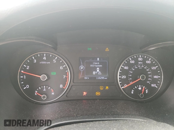 2018 Kia Optima S with VIN 5XXGT4L35JG247016, listed as a Copart auction lot 49887855 with 116,295 mi miles and Salvage title. Bid and sale history available at DreamBid. Image 9.