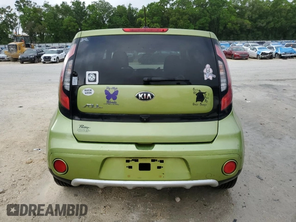 2018 Kia Soul + with VIN KNDJP3A5XJ7889359, listed as a Copart auction lot 51212655 with 112,985 mi miles and Salvage Title. Bid and sale history available at carsss.com. Image 6.