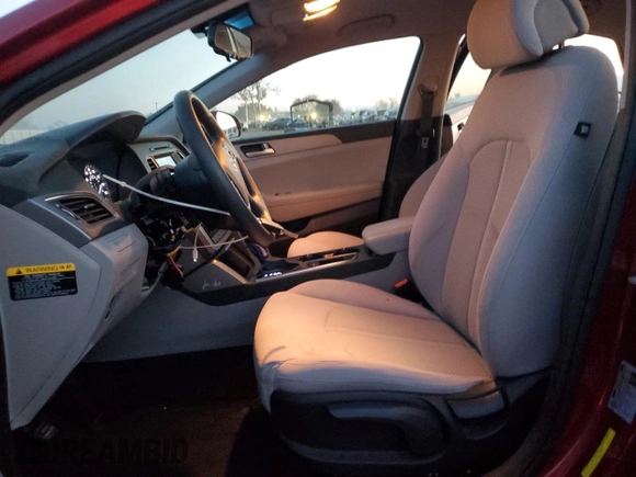2016 Hyundai Sonata SE with VIN 5NPE24AF9GH323096, listed as a Copart auction lot 83841994 with 52,770 mi miles and Salvage Title. Bid and sale history available at carsss.com. Image 7.