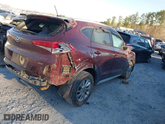 2017 Hyundai Tucson SE with VIN KM8J3CA4XHU500746, listed as a IAAI auction lot 41687679 with 69,826 mi miles. Bid and sale history available at carsss.com. Image 4.