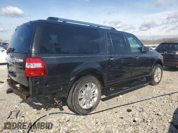 2013 Ford Expedition Max Limited with VIN 1FMJK2A59DEF16222, listed as a Copart auction lot 50919525 with 167,311 mi miles and Clean title. Bid and sale history available at DreamBid. Image 3.