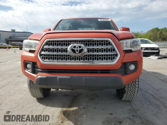 2017 Toyota Tacoma SR5 with VIN 3TMCZ5AN7HM060246, listed as a Copart auction lot 52580665 with 107,292 mi miles and Salvage Title. Bid and sale history available at carsss.com. Image 5.