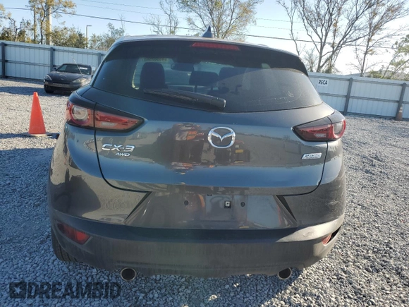 2019 Mazda CX-3 Grand Touring with VIN JM1DKFD77K0447529, listed as a Copart auction lot 43562565 with 57,321 mi miles and Salvage Title. Bid and sale history available at DreamBid. Image 6.