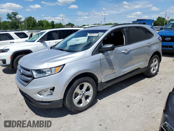 2018 Ford Edge SE with VIN 2FMPK4G93JBC15422, listed as a Copart auction lot 58039145 with 115,999 mi miles and Salvage title. Bid and sale history available at DreamBid. Image 1.