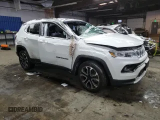 2023 Jeep Compass Limited with VIN 3C4NJDCN3PT569200, listed as a Copart auction lot 45602815 with 20,645 mi miles and Salvage Title. Bid and sale history available at carsss.com. Image 4.