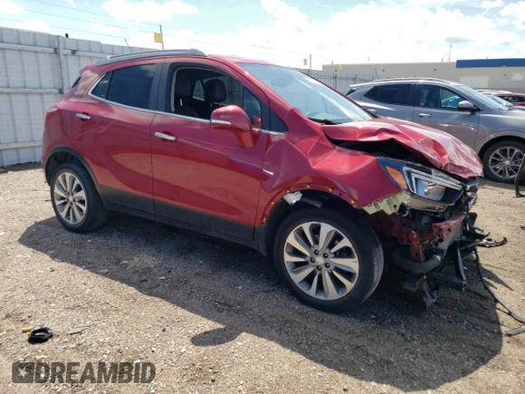 2017 Buick Encore Preferred with VIN KL4CJESB1HB128036, listed as a Copart auction lot 62212985 with Not provided miles and Salvage title. Bid and sale history available at DreamBid. Image 4.