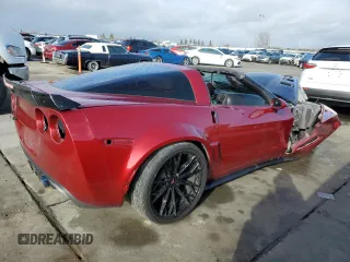 2008 Chevrolet Corvette with VIN 1G1YY26W485107420, listed as a Copart auction lot 84562374 with 0 mi miles and Salvage Title. Bid and sale history available at carsss.com. Image 3.