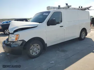2021 Nissan NV Cargo SV with VIN 1N6BF0KM0MN809897, listed as a Copart auction lot 76552694 with 100,124 mi miles and Salvage Title. Bid and sale history available at carsss.com. Image 1.