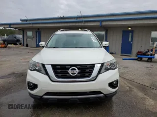 2017 Nissan Pathfinder SV z VIN 5N1DR2MN0HC606932, wystawiony jako Copart lot #44925615 z przebiegiem 127 566 mil mil oraz Szkody całkowita. Historia ofert i sprzedaży dostępna na DreamBid. Obrazek 5.