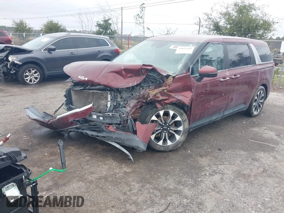 2022 Kia Carnival EX with VIN KNDNC5H36N6097184, listed as a IAAI auction lot 41024289 with 58,722 mi miles and . Bid and sale history available at DreamBid. Image 17.