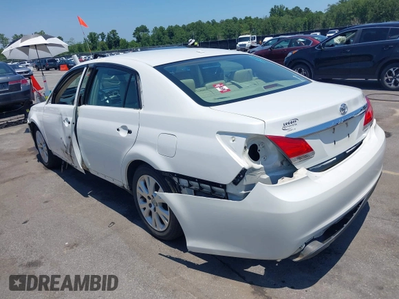 2012 Toyota Avalon with VIN 4T1BK3DB3CU466692, listed as a IAAI auction lot 42591609 with 183,912 mi miles and . Bid and sale history available at DreamBid. Image 3.