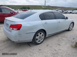 2007 Lexus GS 350 with VIN JTHBE96S770012663, listed as a IAAI auction lot 41723696 with 158,952 mi miles. Bid and sale history available at carsss.com. Image 4.