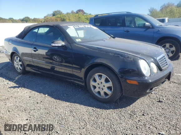 2002 Mercedes-Benz CLK 320/430 with VIN WDBLK65G72T104615, listed as a Copart auction lot 75488114 with 125,136 mi miles and Clean Title. Bid and sale history available at DreamBid. Image 4.