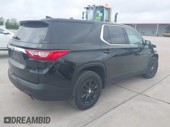 2019 Chevrolet Traverse LS z VIN 1GNERFKW7KJ196992, wystawiony jako IAAI lot #41947512 z przebiegiem 118 863 mil mil oraz . Historia ofert i sprzedaży dostępna na DreamBid. Obrazek 4.