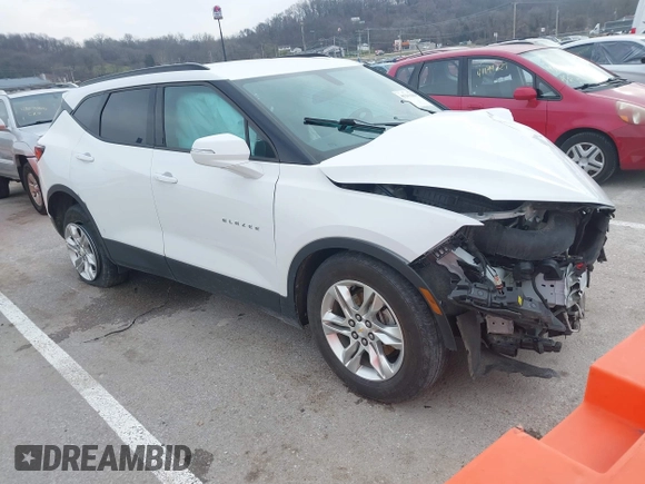 2019 Chevrolet Blazer with VIN 3GNKBGRS7KS647577, listed as a IAAI auction lot 41211185 with 81,889 mi miles and . Bid and sale history available at DreamBid. Image 1.