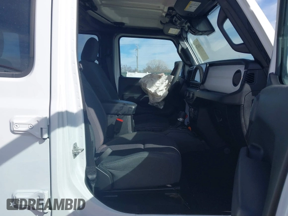 2024 Jeep Wrangler Sport S with VIN 1C4PJXDN4RW300936, listed as a IAAI auction lot 41671073 with 6,195 mi miles and . Bid and sale history available at DreamBid. Image 5.