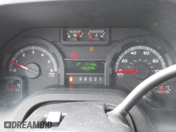 2010 Ford Econoline Cargo Commercial with VIN 1FTNE1EW2ADA91910, listed as a IAAI auction lot 42424530 with 186,898 mi miles and . Bid and sale history available at DreamBid. Image 7.